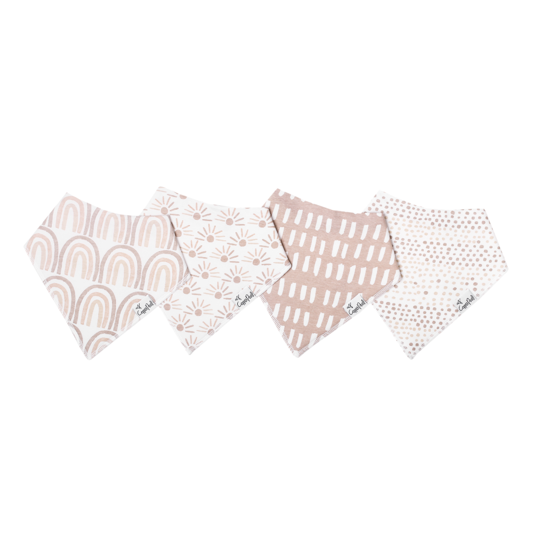 Copper Pearl Bandana Bibs / Bliss