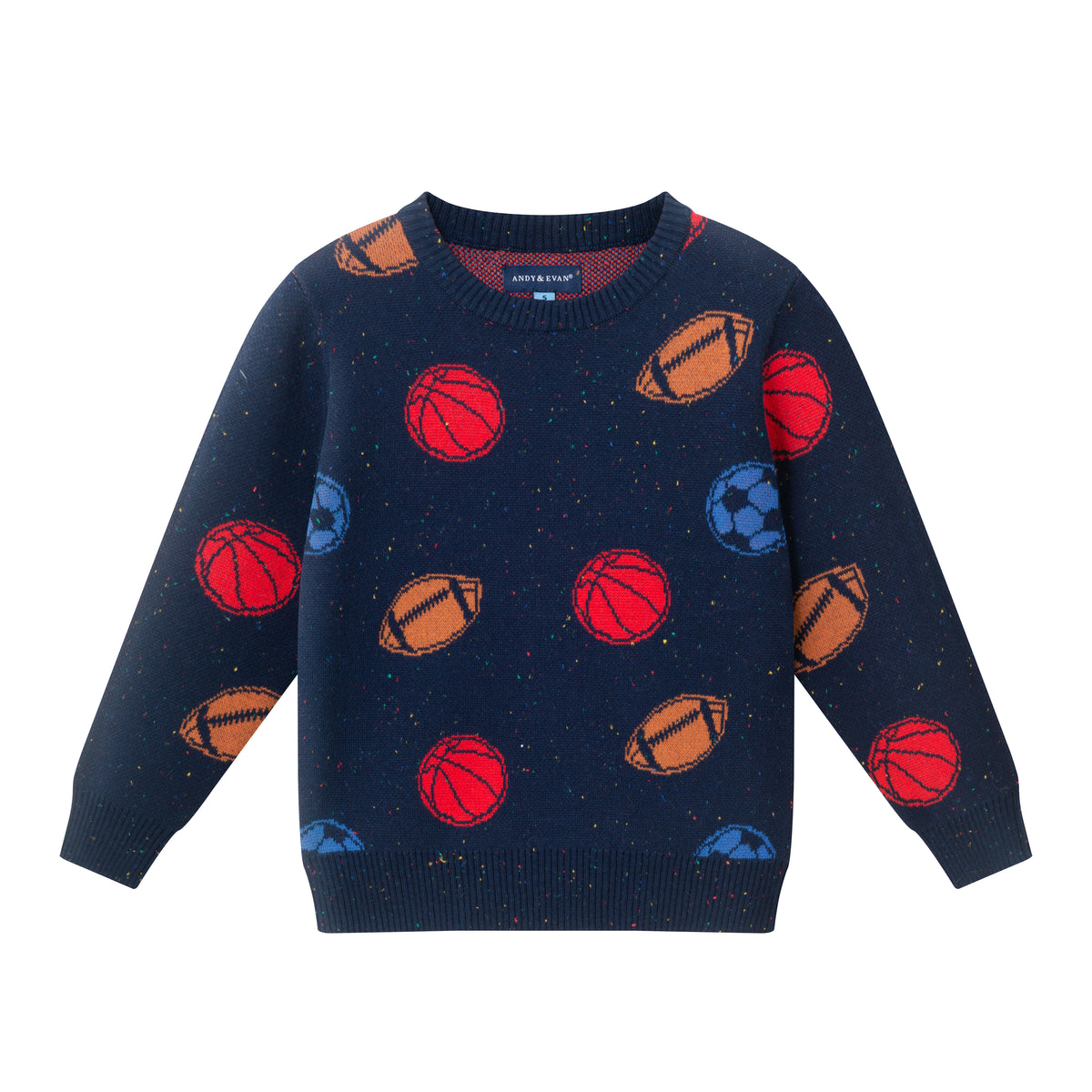 Sports Print Sweater