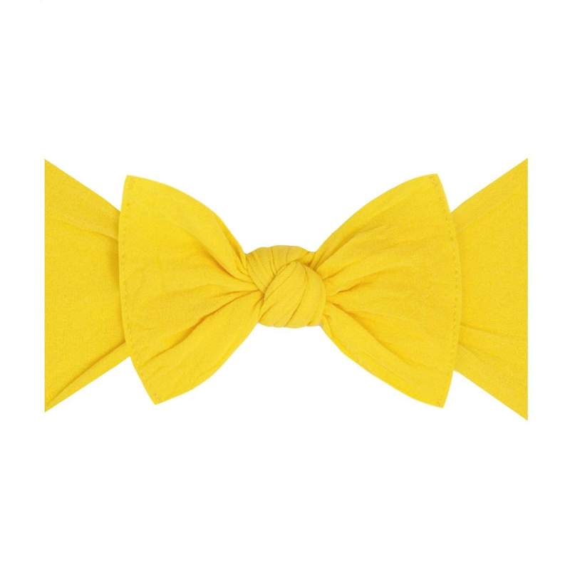 Baby Bling Classic Knot Headband / Canary Yellow