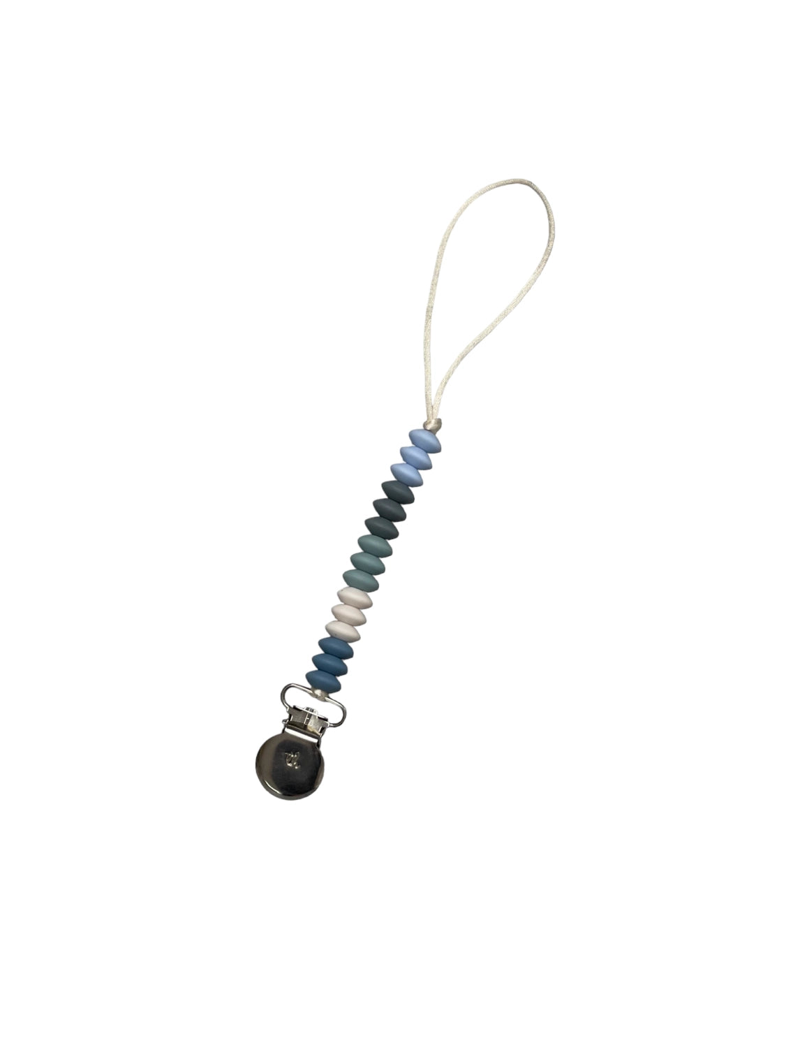 Petite Ezra Pacifier & Toy Clip - Baby Blue