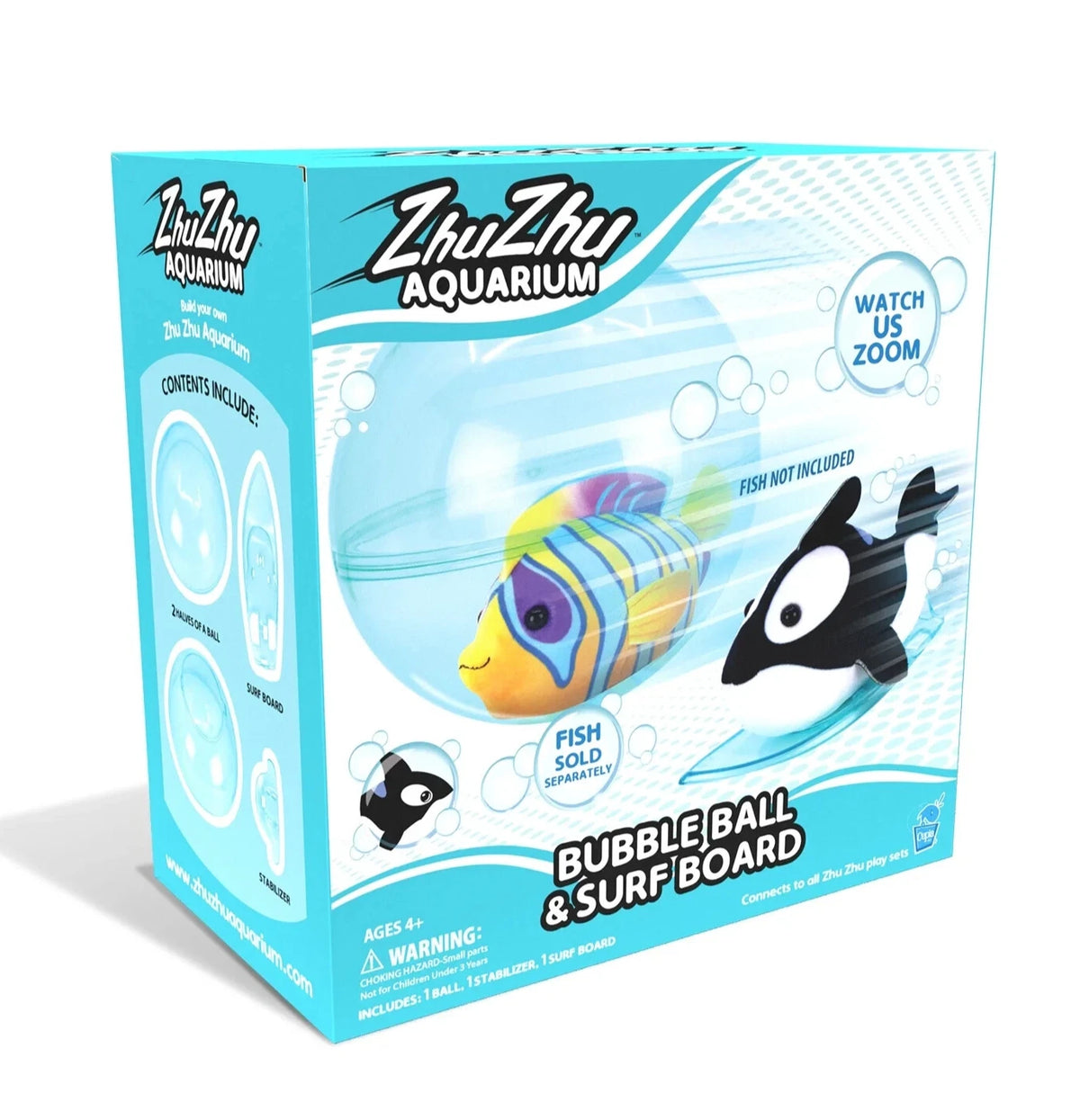 Zhu Zhu Pets Aquarium Bubble Ball & Surfboard