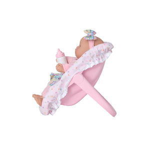 Little Cuties On the Go Doll + Doll Carrier Playset