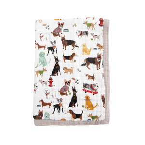 Little Unicorn Cotton Muslin Baby Quilt (30"x40") / Woof