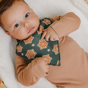 Copper Pearl Bandana Bibs / Gingerbread