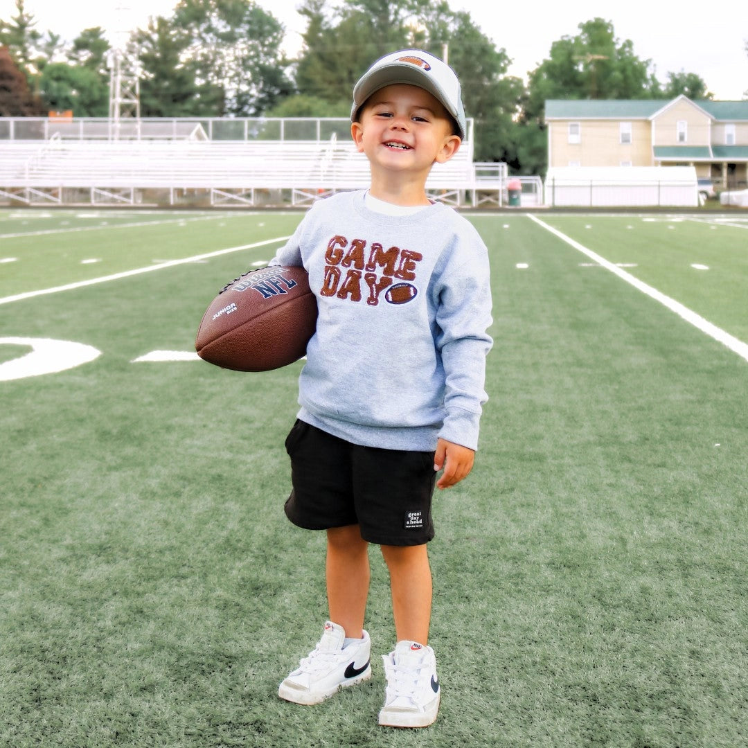 Game Day Patch Kid's Crewneck