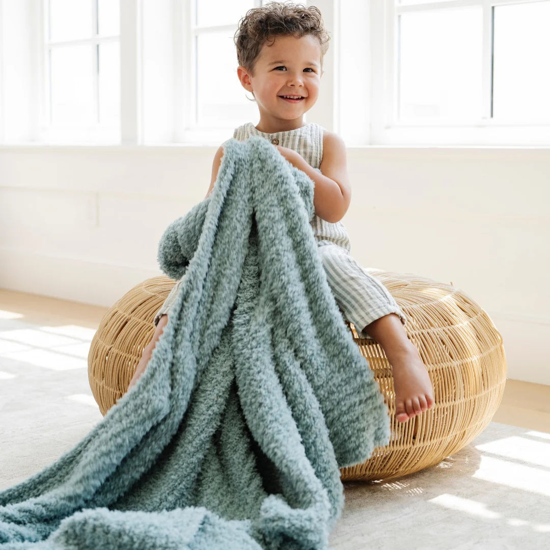 Saranoni Ribbed Bamboni Toddler Blanket (40"x60")