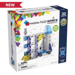 Magna-Tiles + Micro-Mags Space 32 Pc. Set