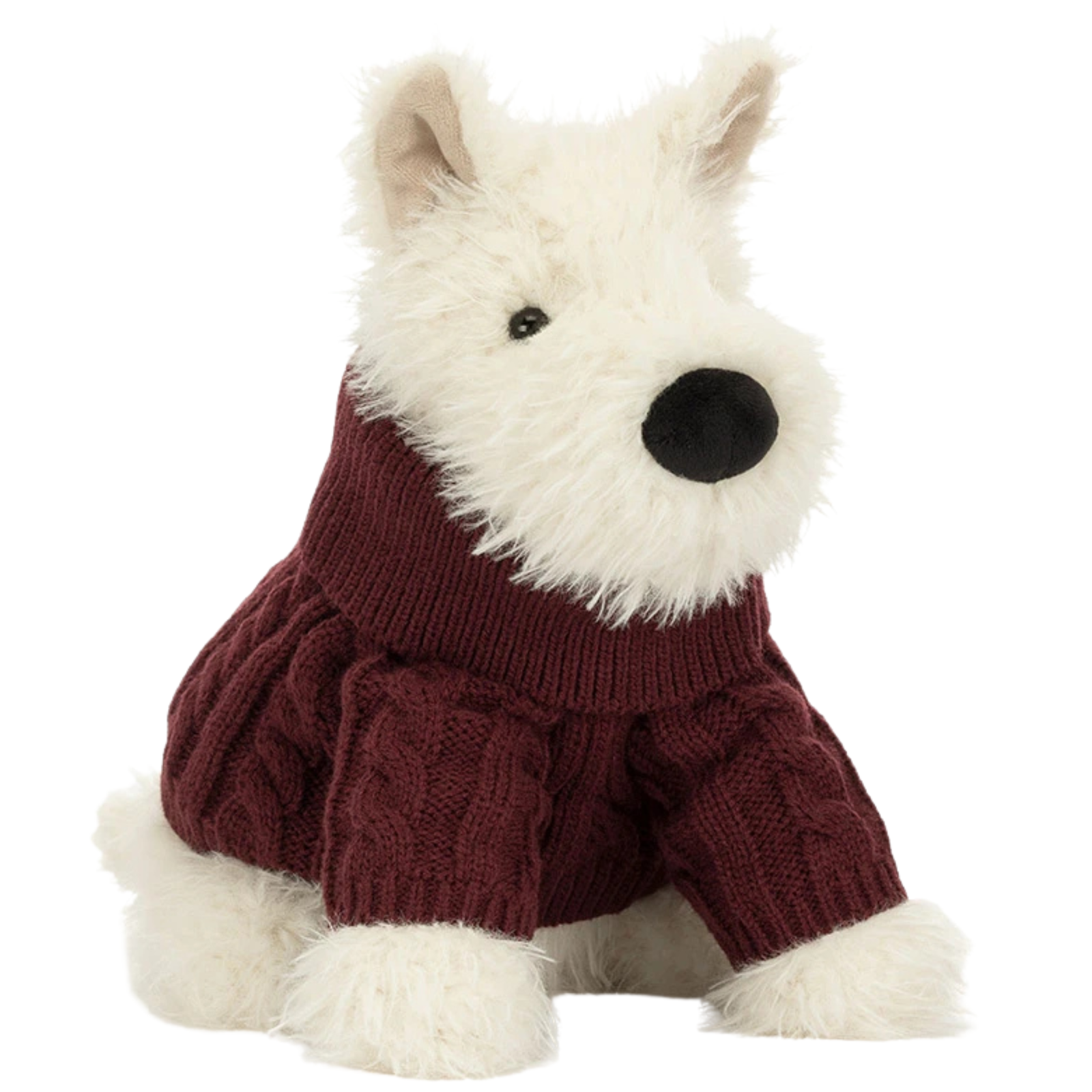 Jellycat Munro Scottie Dog 'Winter Jumper'