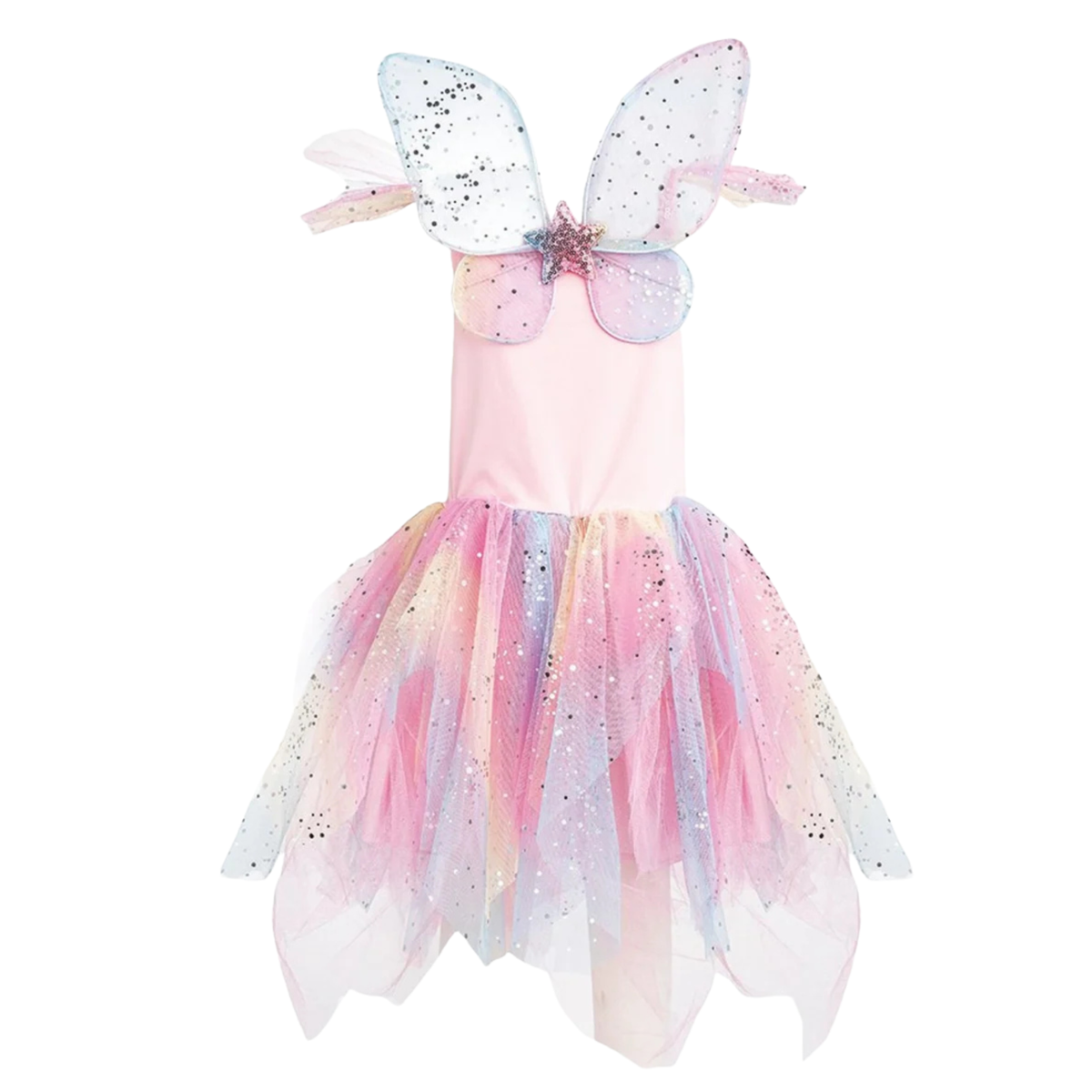 Rainbow Fairy Dress &amp; Wings