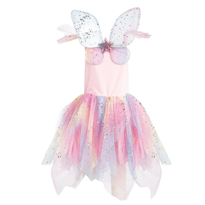 Rainbow Fairy Dress & Wings