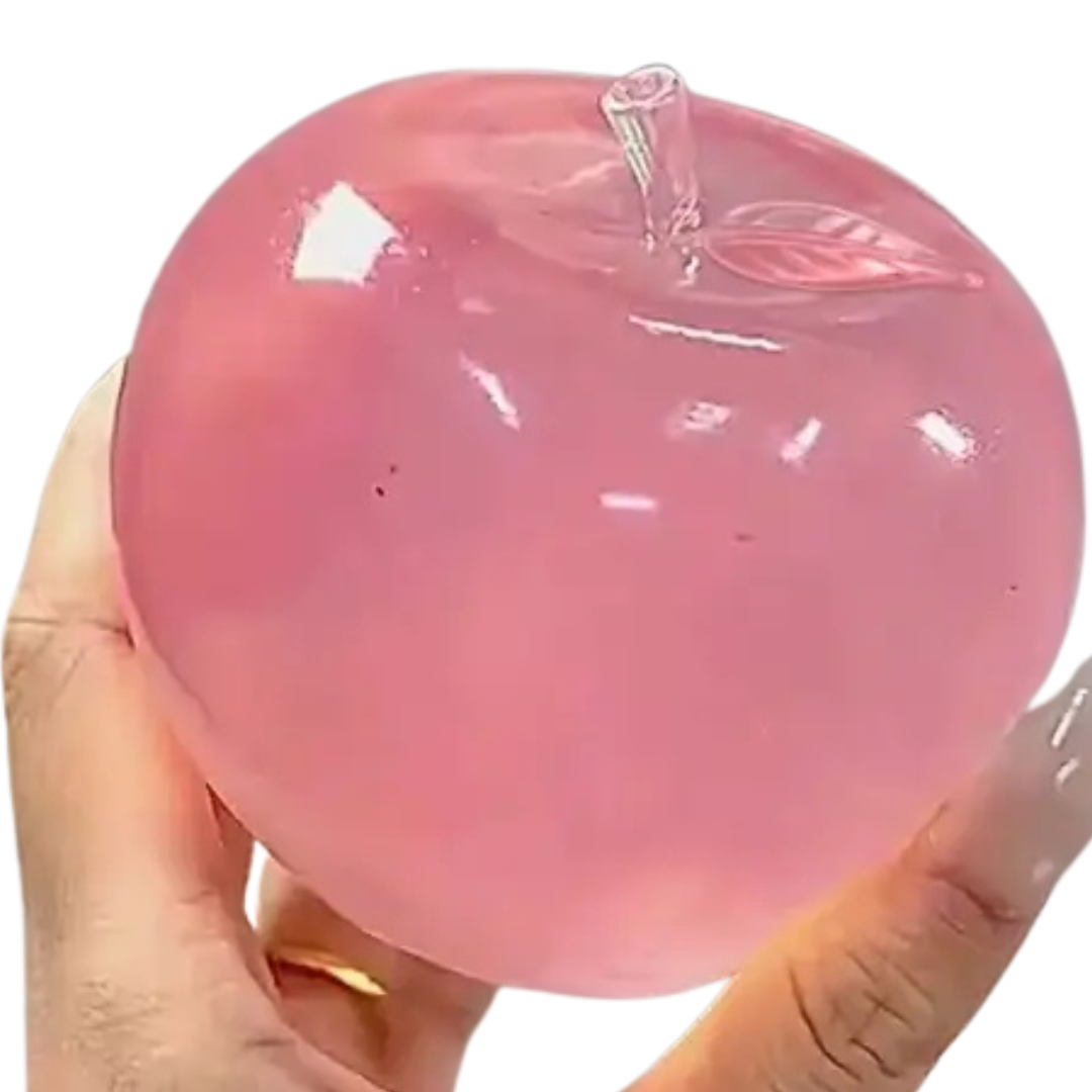Slow Rebound Crystal Apple Toy