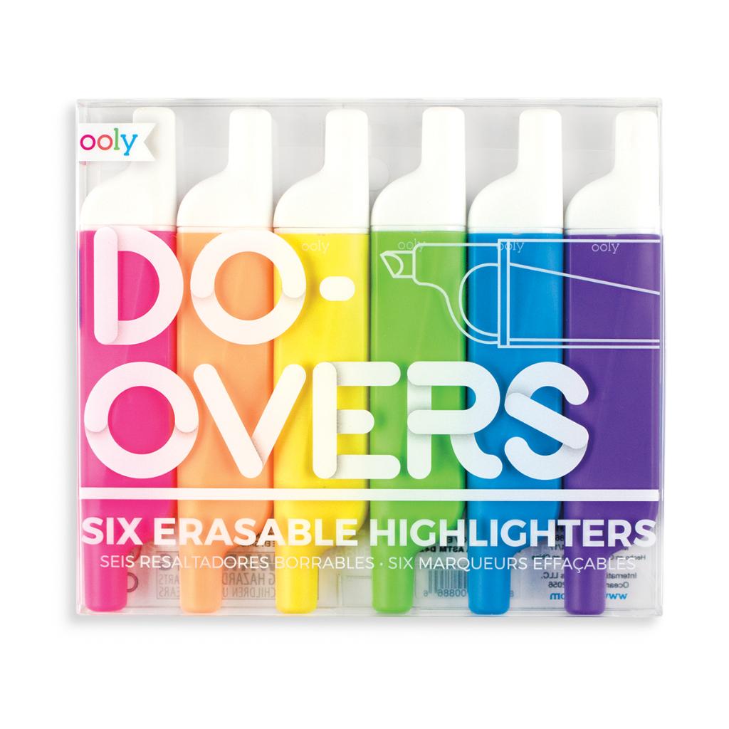 Ooly Do-Overs Erasable Highlighter Set