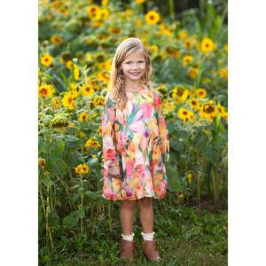 Mabel + Honey Watercolor Whimsey Dress