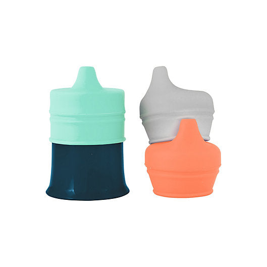 Boon Snug Spout Universal Silicone Sippy Lids & Cup