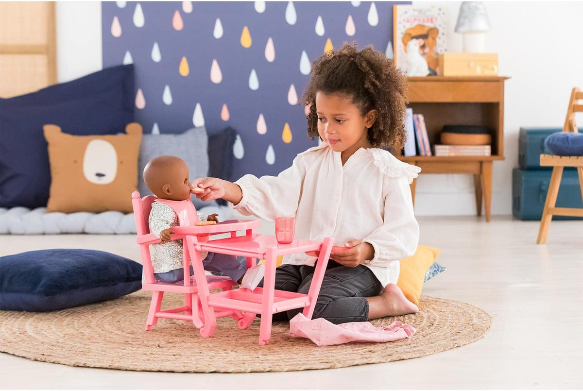 Corolle Baby Doll 2-in-1 Highchair / Pink