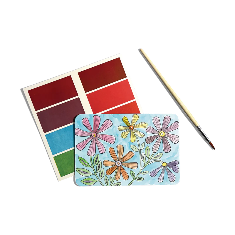 Ooly Scenic Hues DIY Watercolor Art Kit - Flowers and Gardens