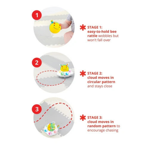 Skip Hop Explore & More Follow-Bee Baby Crawl Toy