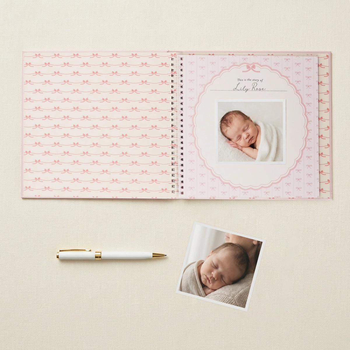 Lucy Darling Baby Memory Book / Bowkissed Blush