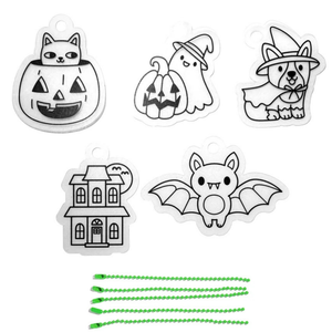 Ooly Mini Shrink-its! DIY Shrink Art Kit - Boo Crew