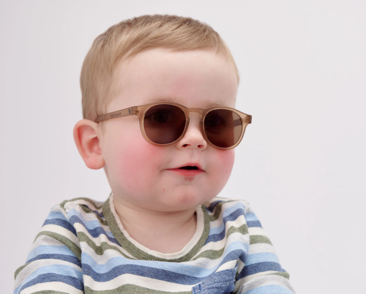 Babiators Transparent Keyhole Sunglasses (Amber Lens)