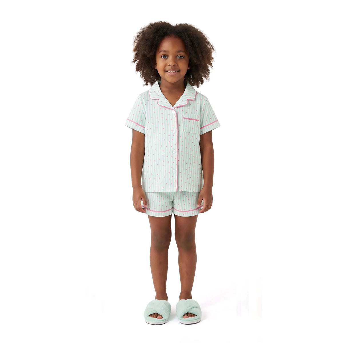 Heart Stripe Jersey PJ Set