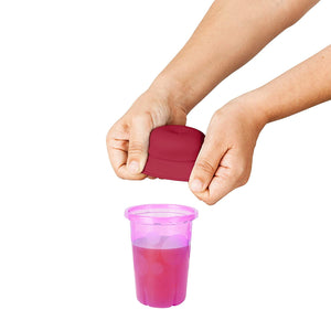 Boon Snug Straw Lids 3 Pack - Pink