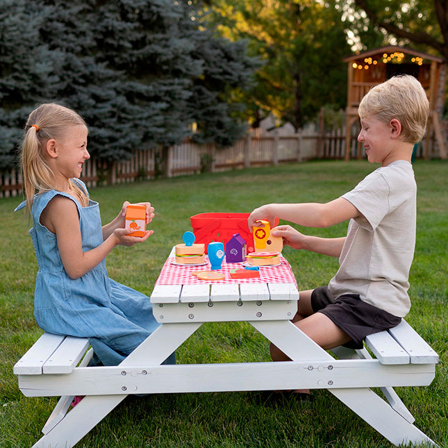 Fat Brain Toys Pretendables Picnic Basket Set