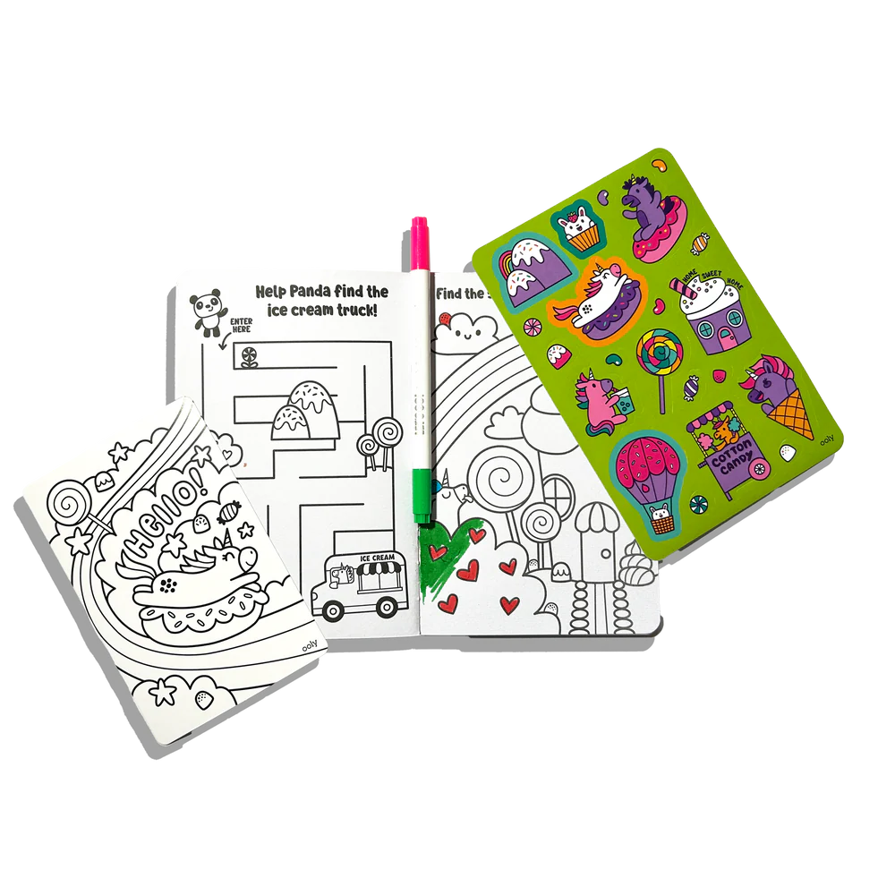 Ooly Let's Go! Activity & Coloring Kit