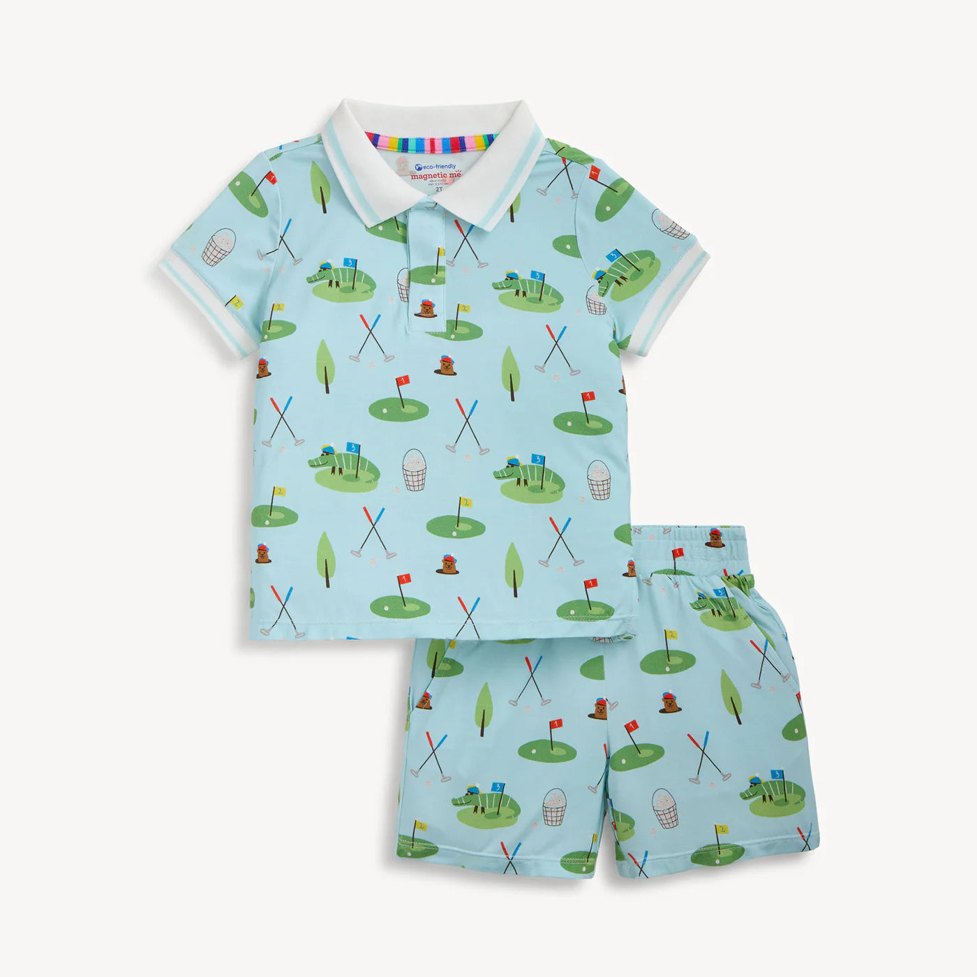 Magnetic Me Modal Short Polo Set / Gopher It