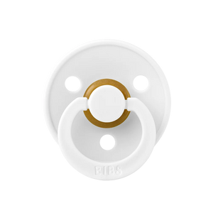 BIBS Round Single Pacifier / Size 1 (0-6 Months)