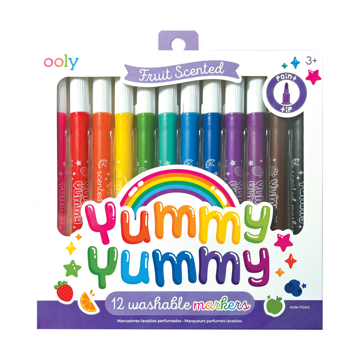 Ooly Yummy Yummy Fruit Scented Markers Set