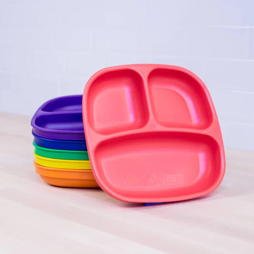 7 Divided Plate Set, Toddler Plates