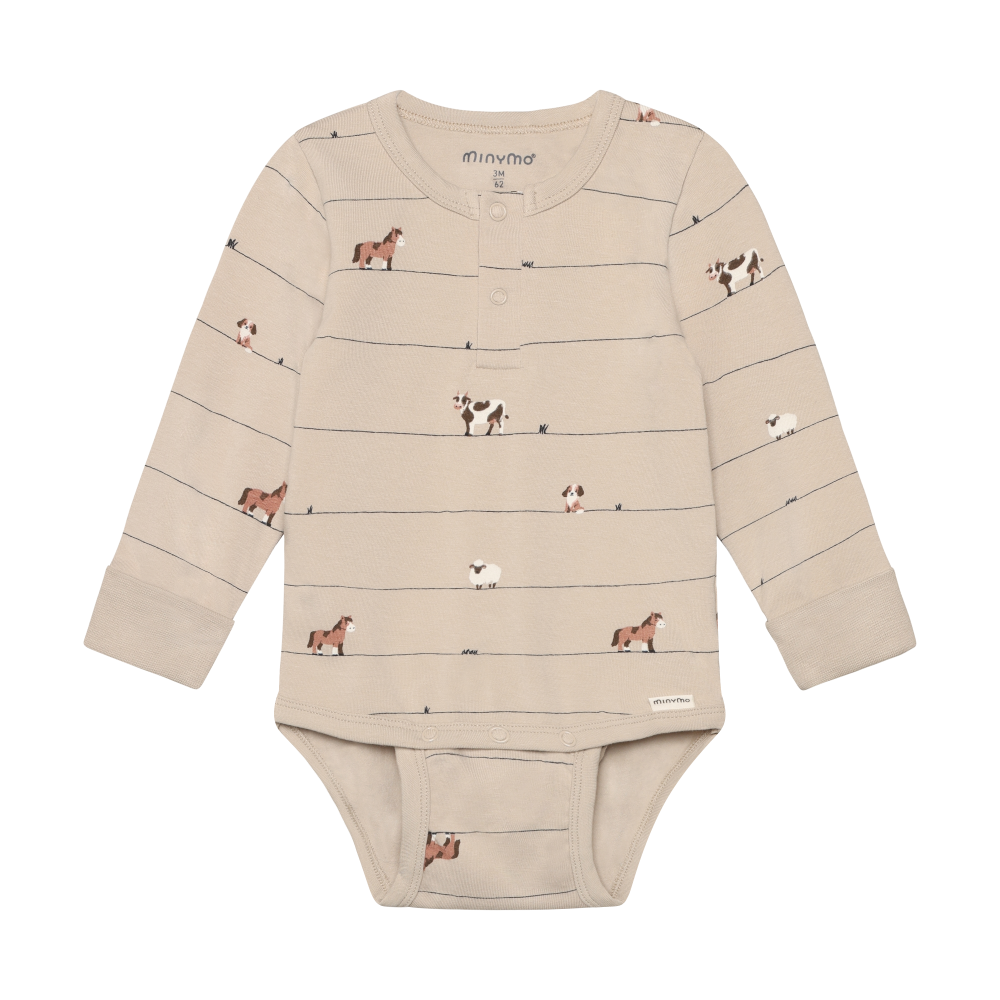 Minymo Bodysuit / Farm Animals