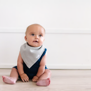 Copper Pearl Bandana Bibs / Stone