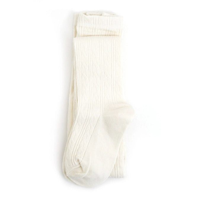 Vanilla Cable Knit Tights - Suite Child