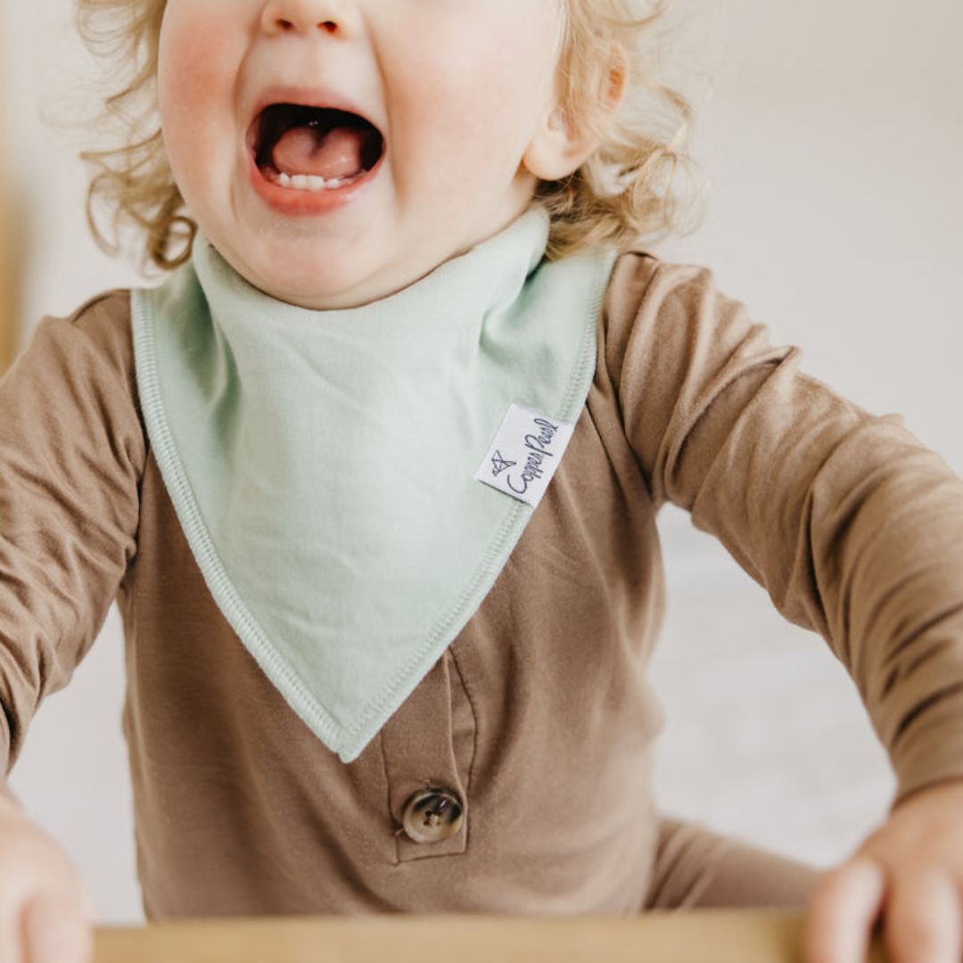 Copper Pearl Bandana Bibs / Haven