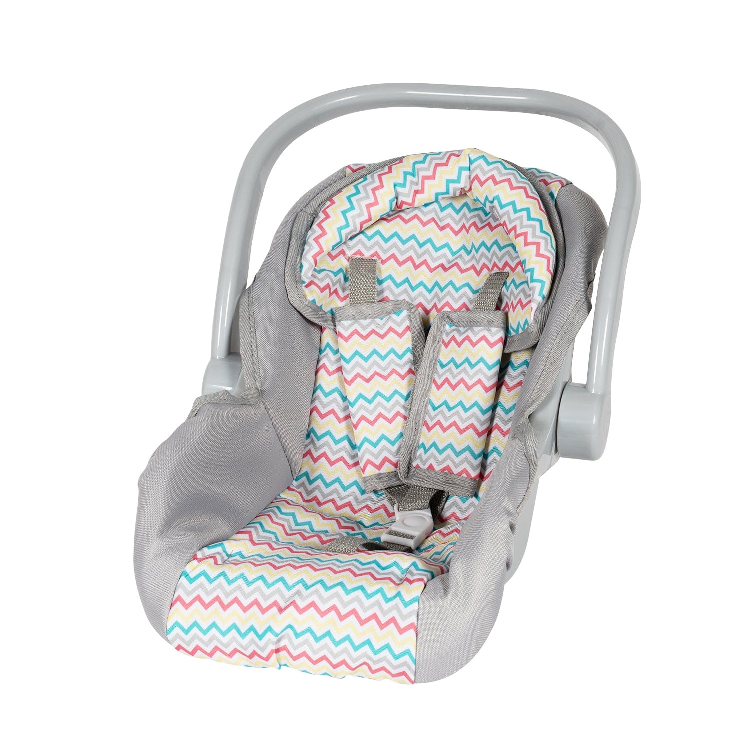 Adora Baby Doll Car Seat Carrier / Rainbow Zig Zag