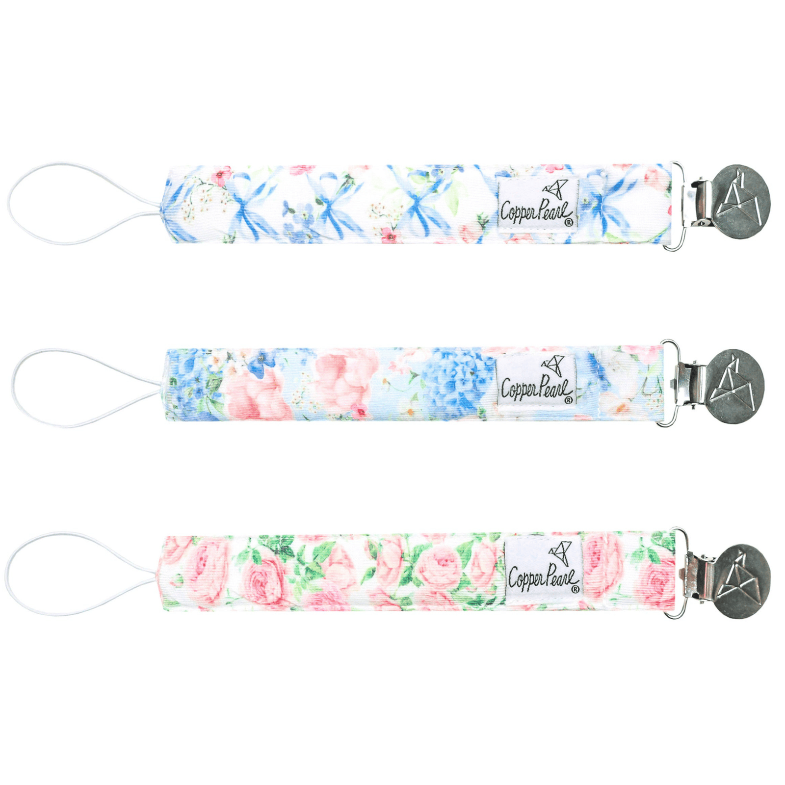 Copper Pearl Binky Clip Set / Genevieve - Suite Child