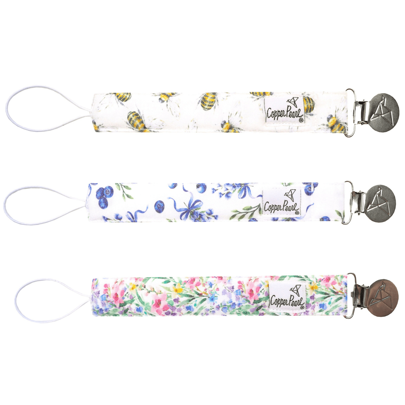 Copper Pearl Binky Clip Set / Catherine - Suite Child