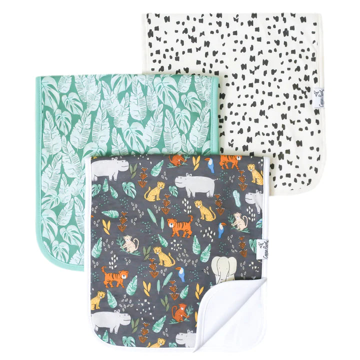 Copper Pearl Premium Burp Cloth Set / Bengal