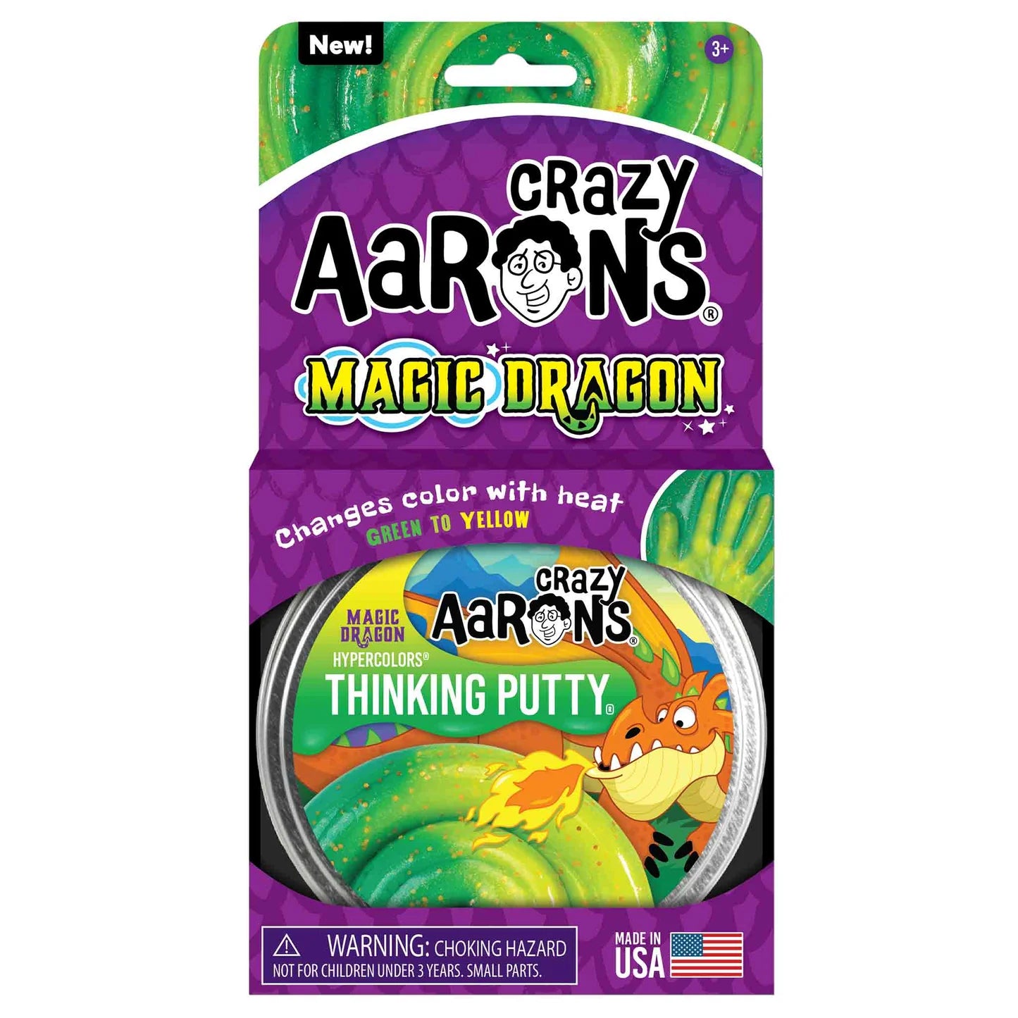 Crazy Aaron's Thinking Putty / Hypercolors - Magic Dragon