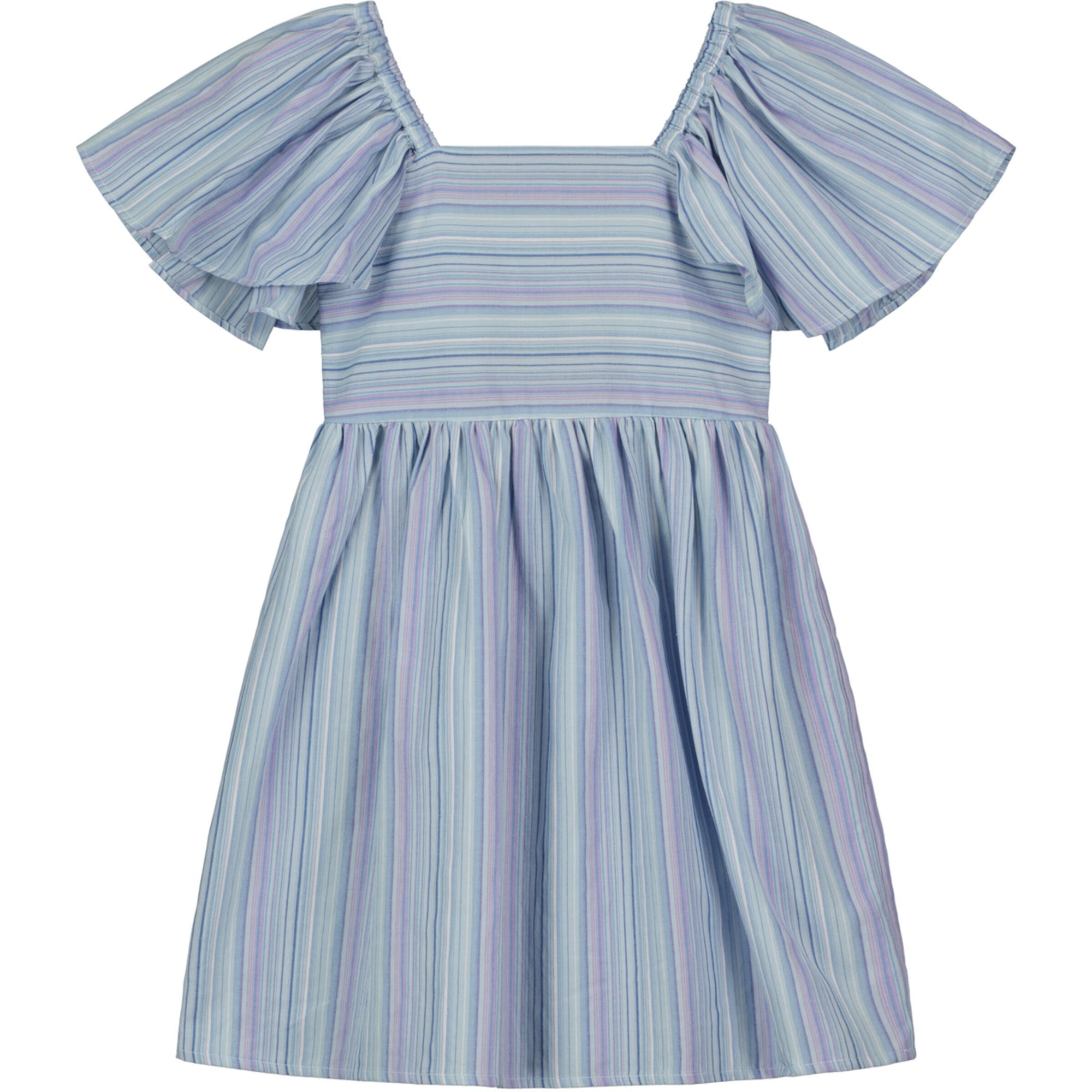 Vignette Hallie Dress / Lavender Stripe
