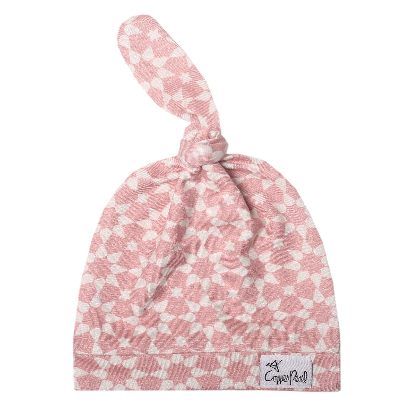 Copper Pearl Top Knot Hat / Star