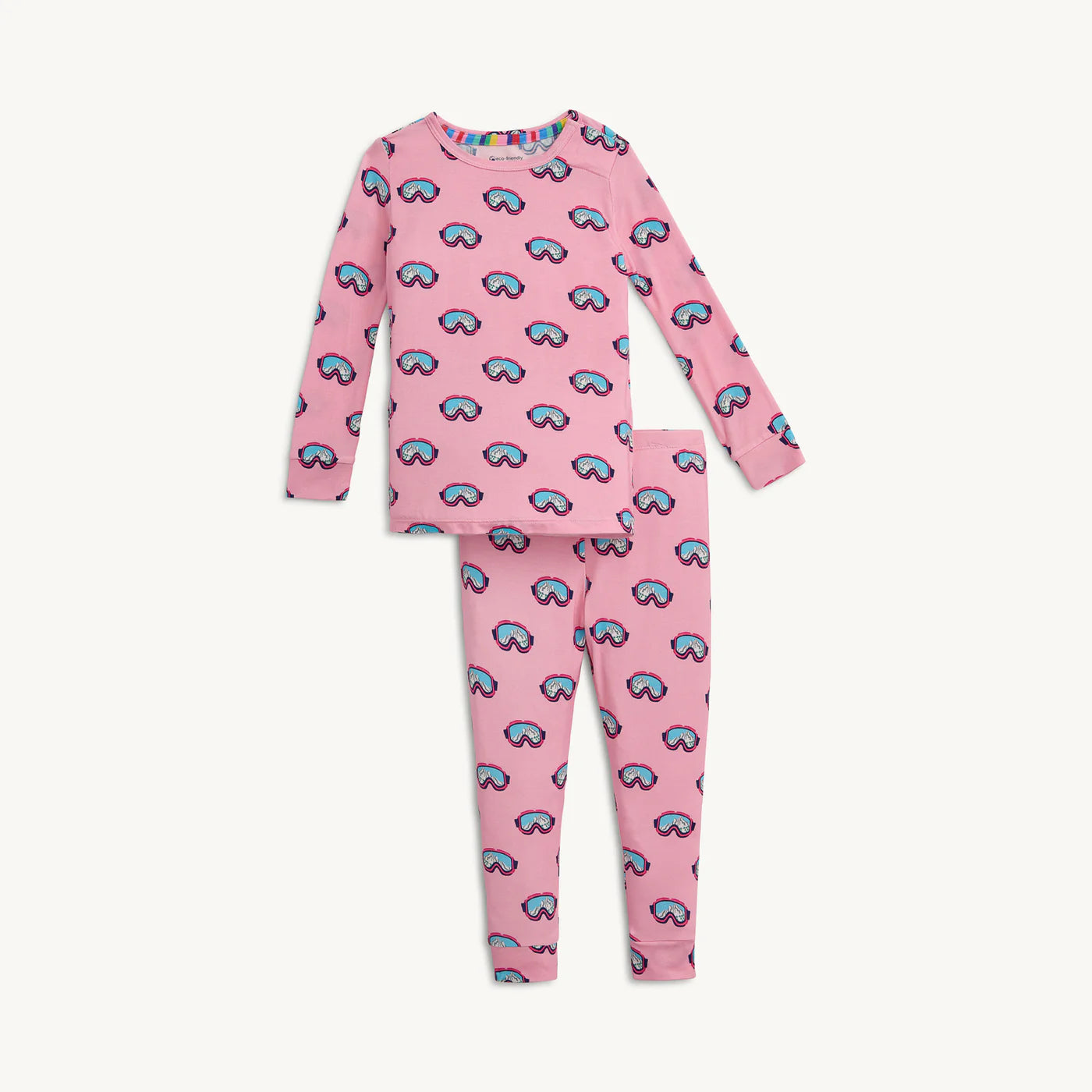 Magnetic Me Modal Long Sleeve Pajama Set / Pink Powder Playtime