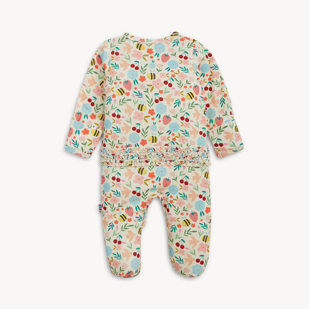 Magnetic Me Modal Magnetic Ruffle Footie / Honey Blossom