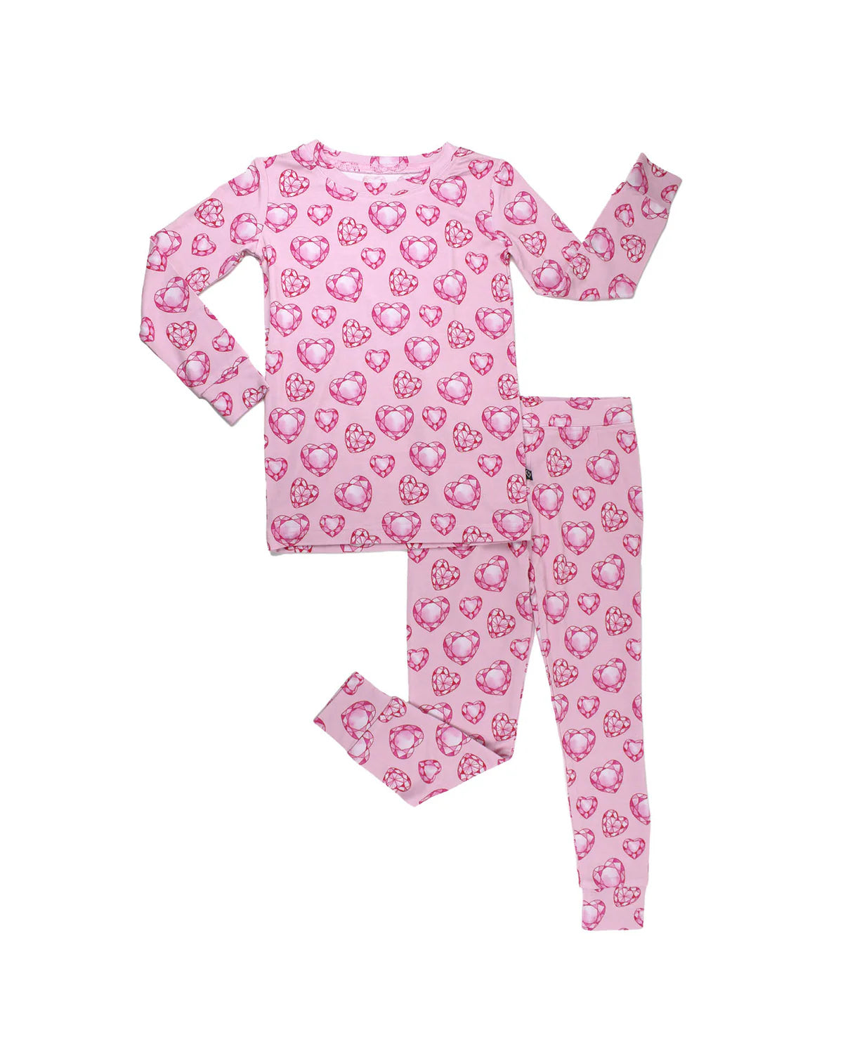 Lev Baby Toddler Lounge Set / Heart Jewels (Jade)