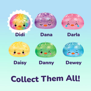 Duck Dumpling Mystery Squishy Toy - Large Sugar Glitter Edition