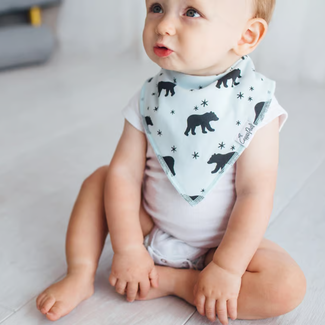 Copper Pearl Bandana Bibs / Archer