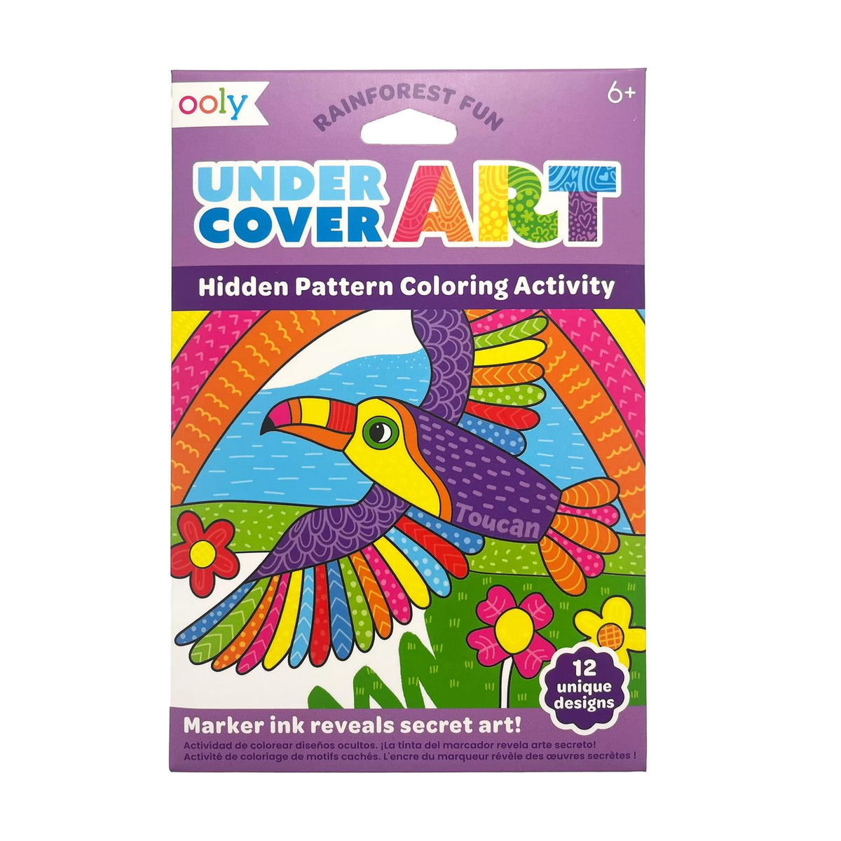 Ooly Undercover Art Hidden Patterns Coloring