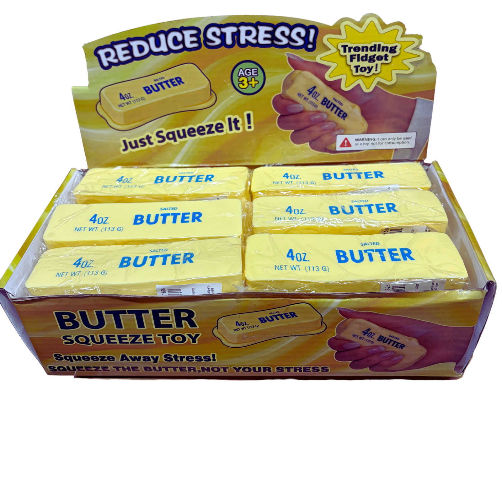 Jeannie's Yellow Butter Slow Rise Squishy